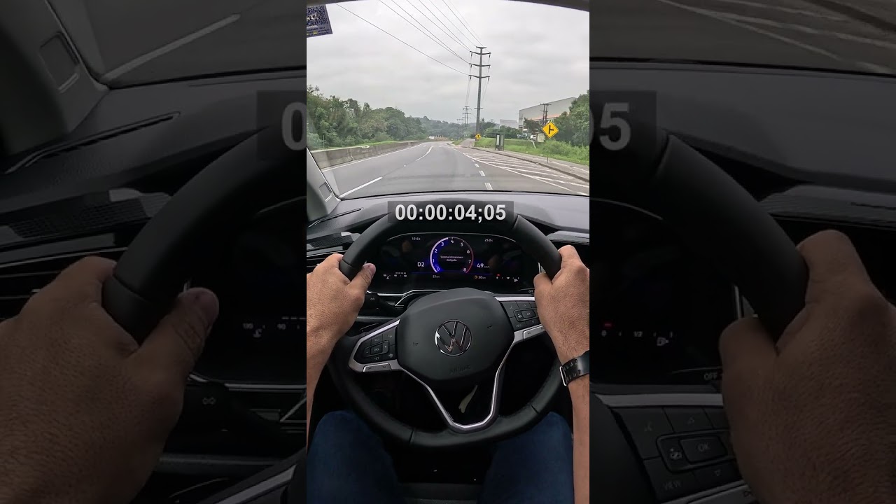Polo Comfortline 2025 teste 0 a 100 #polo2025 #hatch #volkswagen