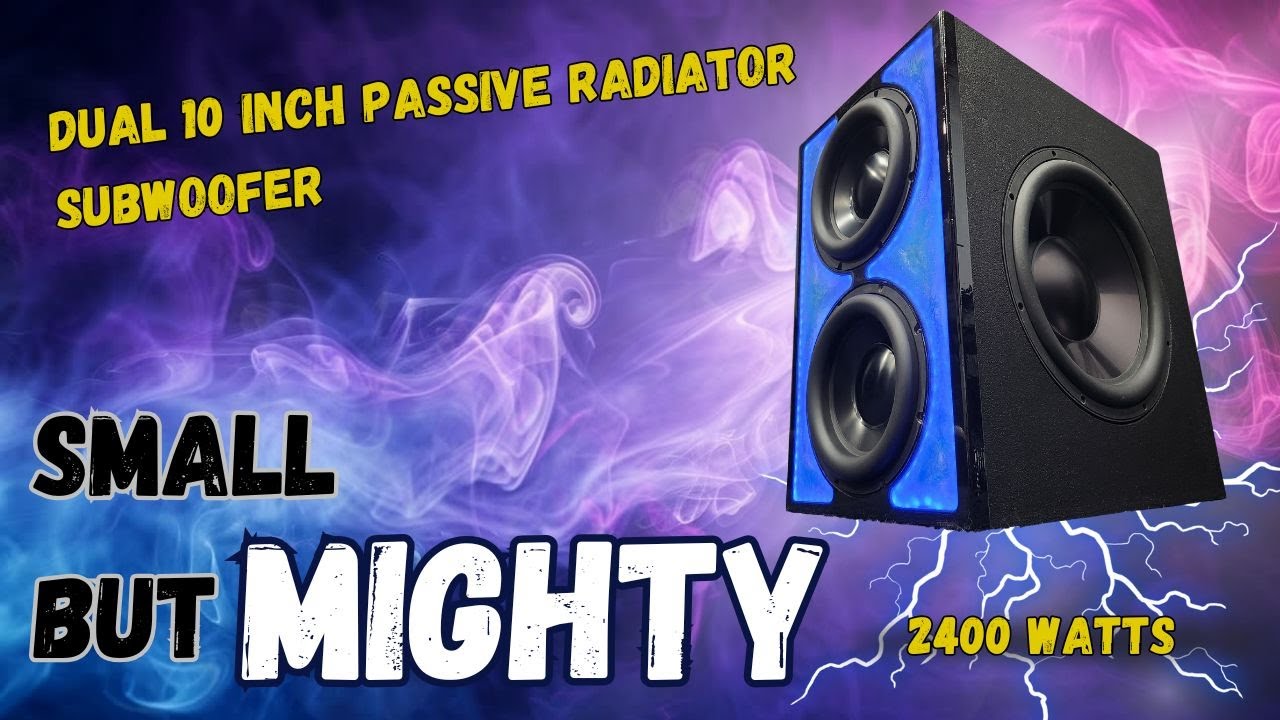 This 10 inch sub blew out my 15 inch passive radiators.