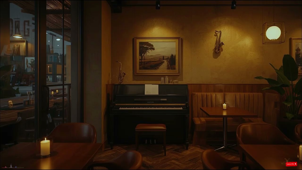 Mellow Funky Jazz with Sax 🎷 Cozy Café Focus Music