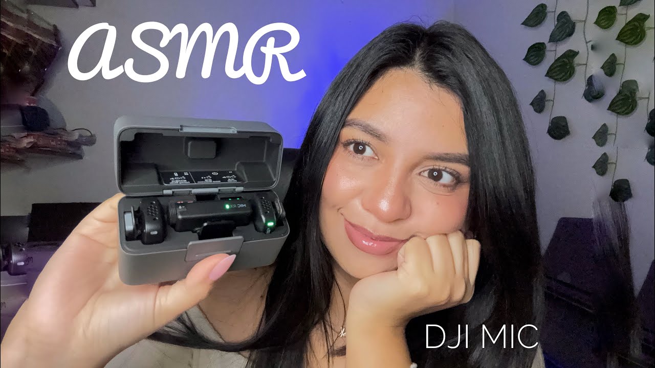 PROBANDO LOS DJI MIC 🎙️😱 asmr para dormir plácidamente 😴 #asmr #dji #sound #asmrvideo 