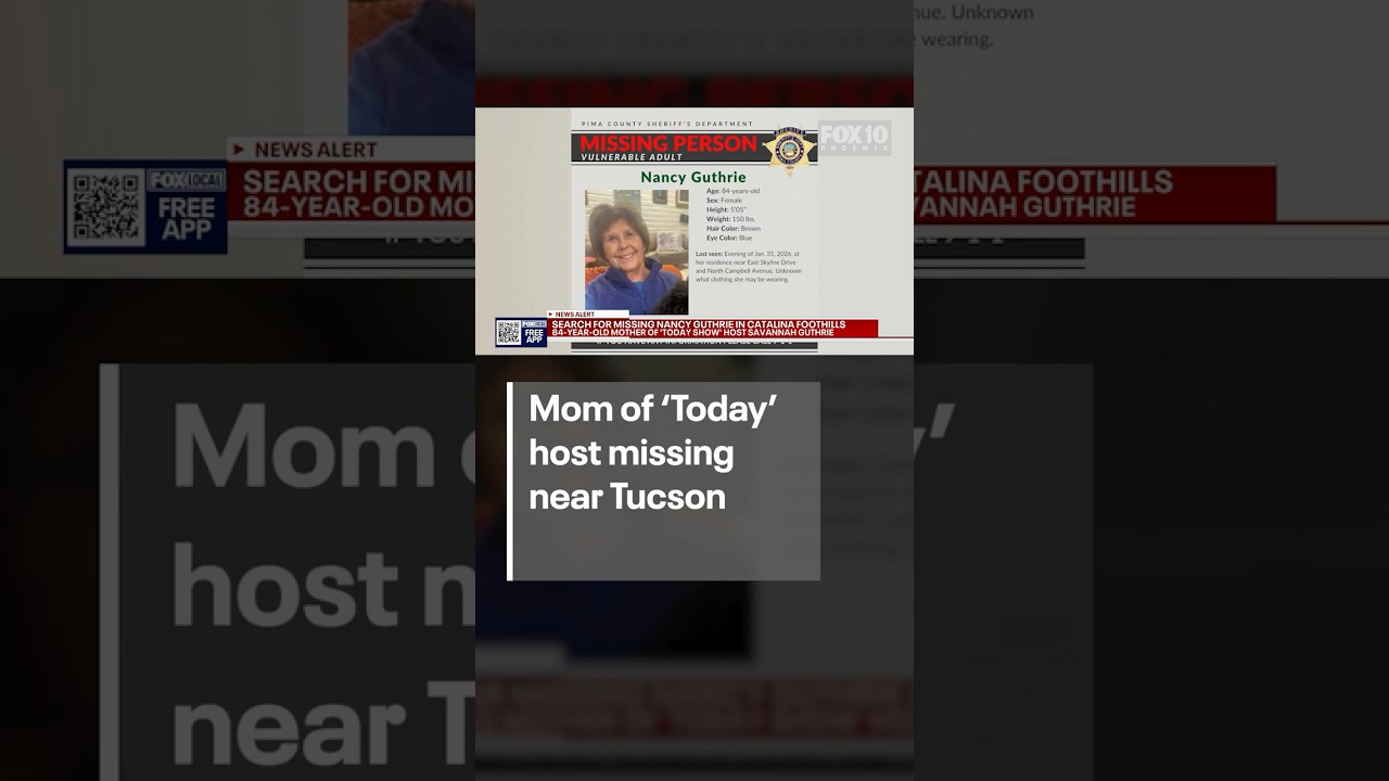 Mom of 'Today' show host missing near Tucson | FOX 10 Phoenix