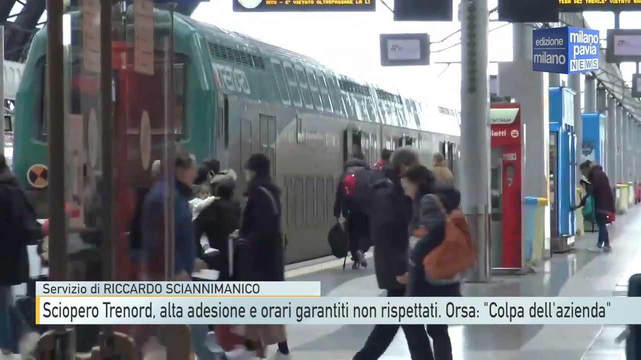 Sciopero Trenord nella settimana olimpica, alta adesione e fasce di garanzia non rispettate