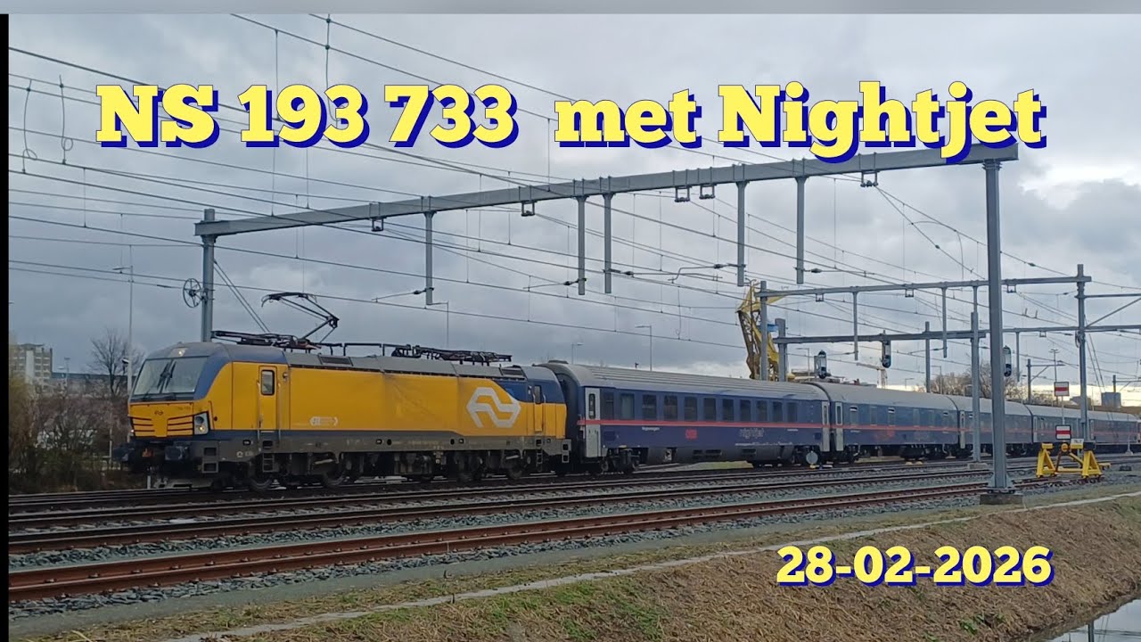 NS 193 733 met Nightjet  27-02-2026