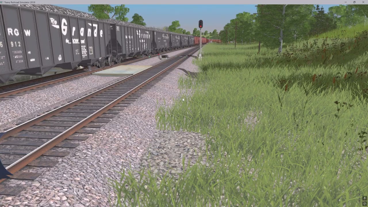 Rush Is Land Coal Train