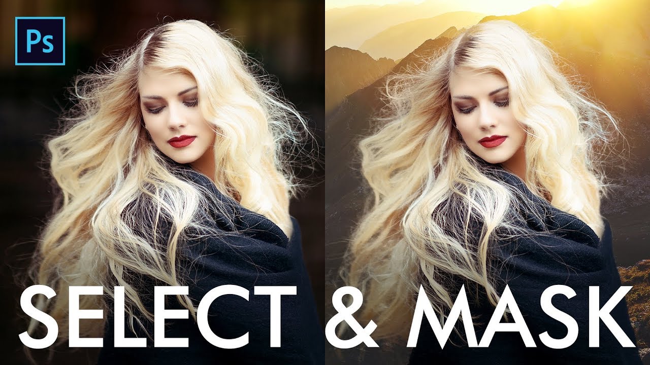 How to Extract Hair with Select and Mask in Photoshop - Urdu / Hindi [Eng Sub]
