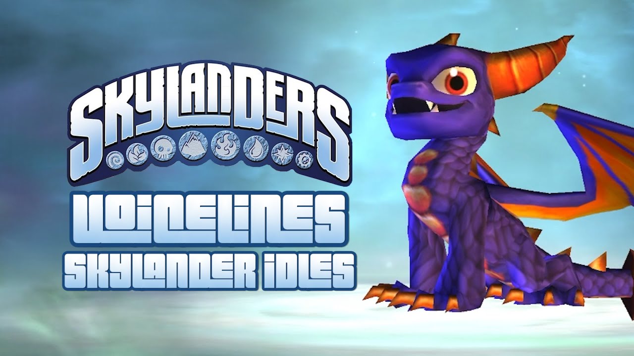 Skylanders - All Used and Unused Idle Lines