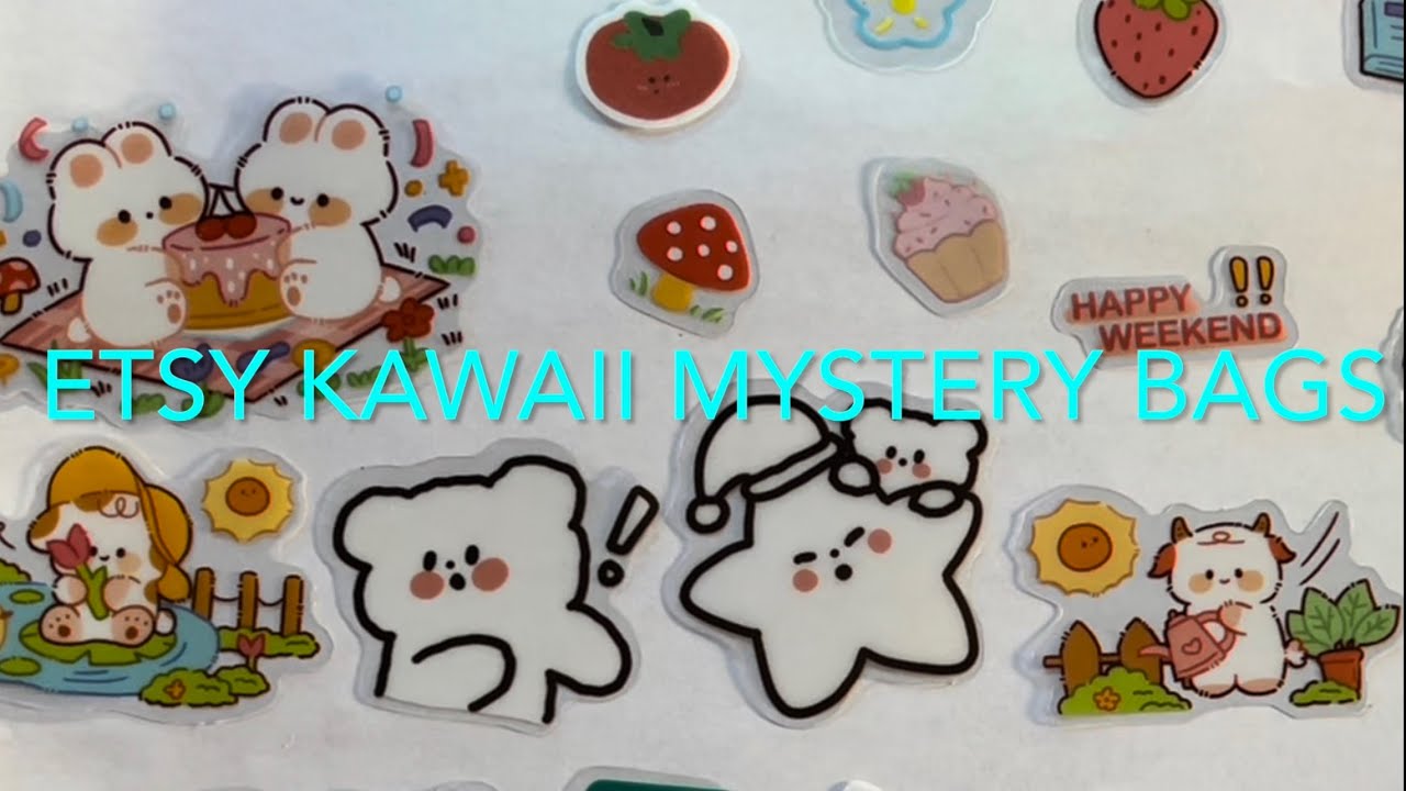 ETSY Mystery Bags | Kawaii Haul Adorable Stickers & Stationary  