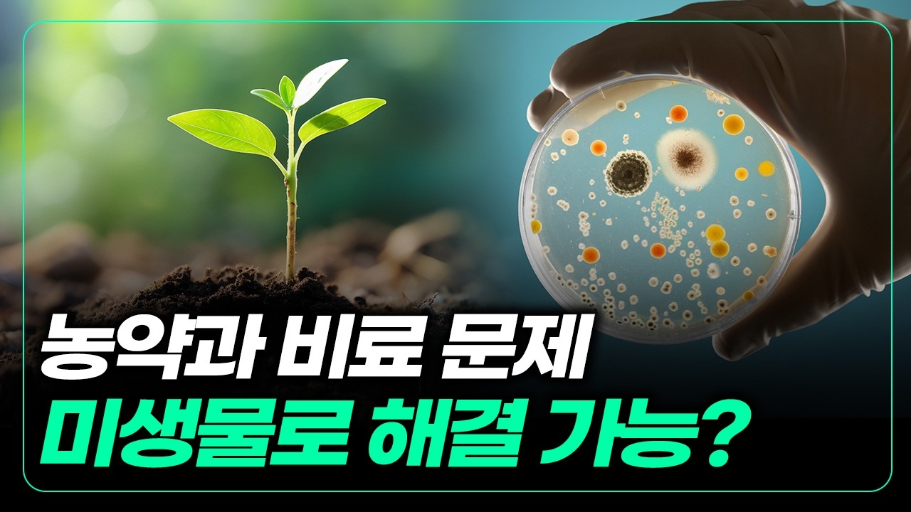 농약과 비료 문제, 미생물로 해결이 가능하다고? [농사를 짓다]