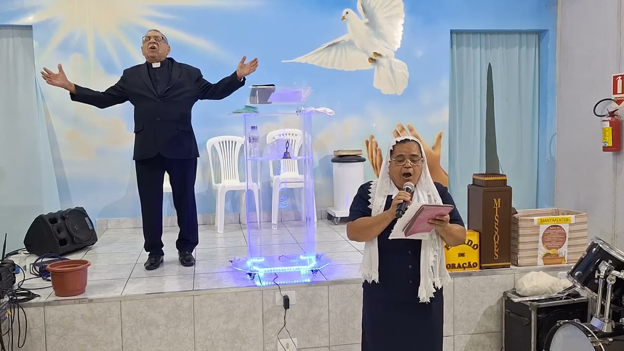 Veja como foi o culto em sto amaro com nosso missionário Ronaldo  João 13