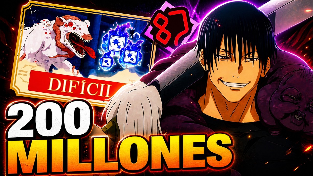 UNO DE LOS PERSONAJES MEJOR DISEÑADOS DEL JUEGO!! TOJI LA CABRA LO VUELVE A HACER [200 MILLONES]