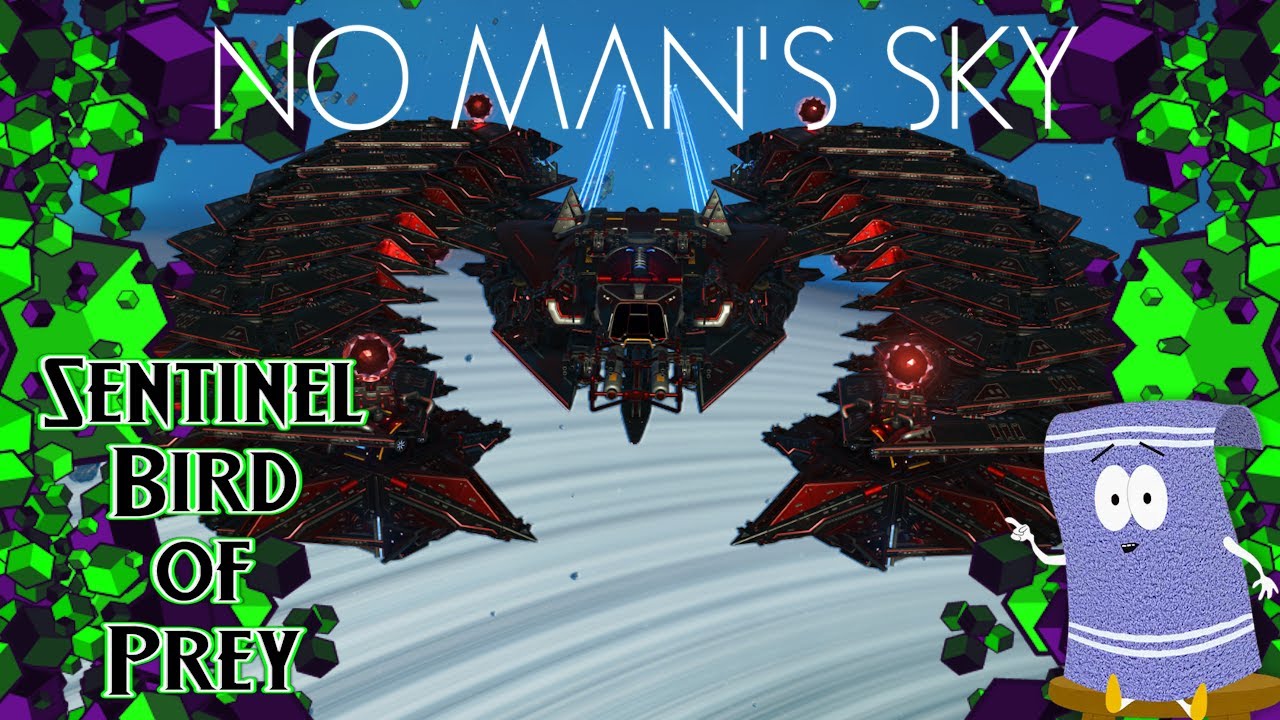 💥No Man's Sky💥Corvette Build - Sentinel Bird of Prey