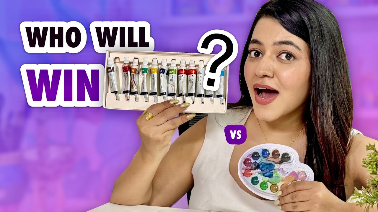 Cheapest VS Expensive Watercolours 🫨 Who Will Win? 🤔🎨
