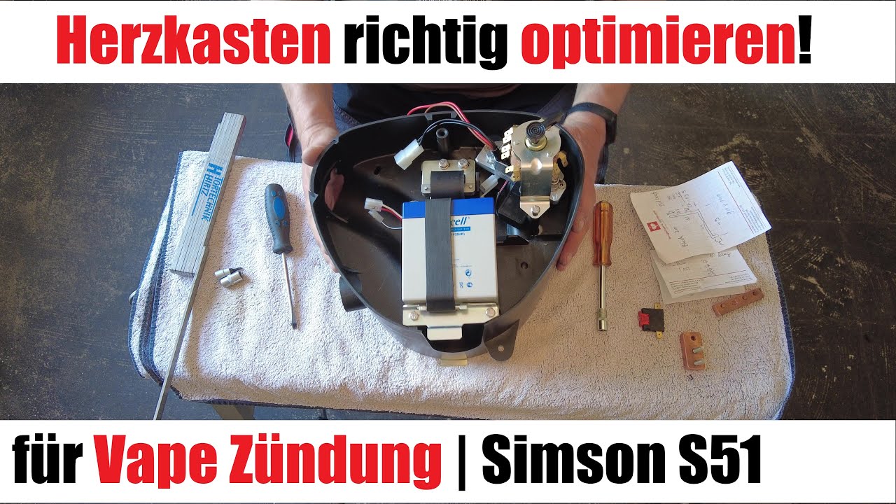 Herzkasten für Vape Zündung richtig optimieren | Simson S51
