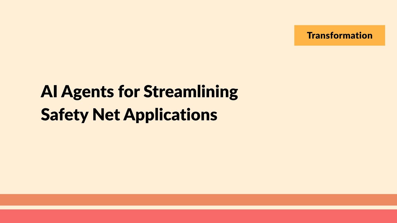 AI Agents for Streamlining Safety Net Applications