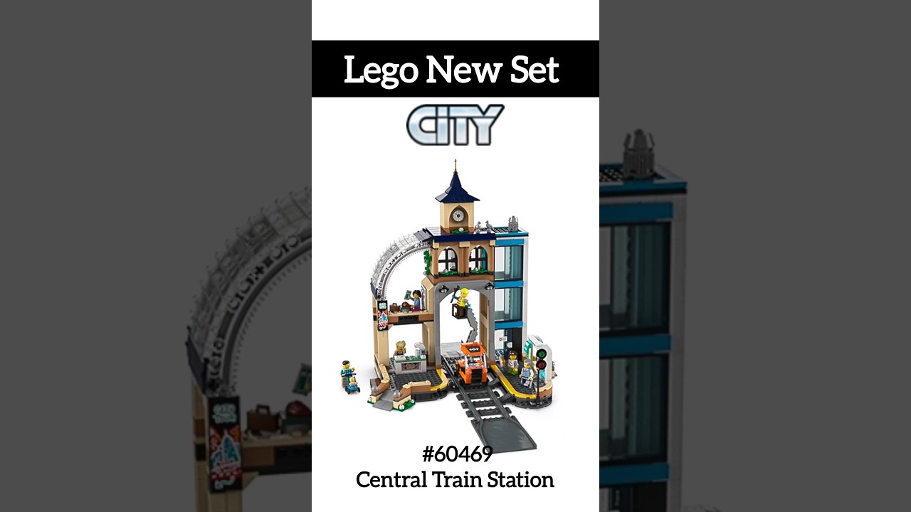 LEGO New Set - #60469 Central Train Station
