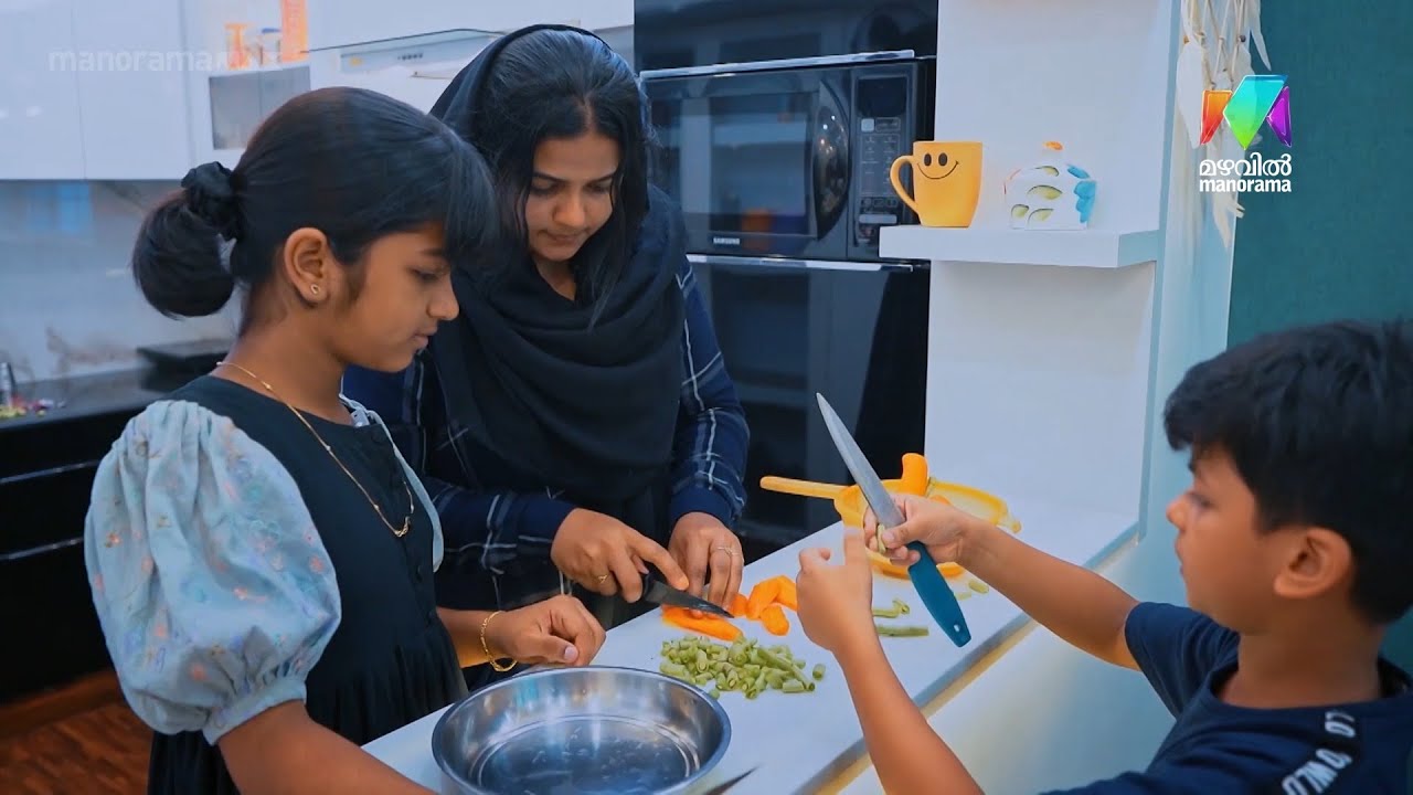 റിൻസിയും  മക്കളും 30 മിനിറ്റു കൊണ്ട് കിടിലം വെജ് ബിരിയാണി തയ്യാറാക്കി...| #enteammasupera | epi 12 |