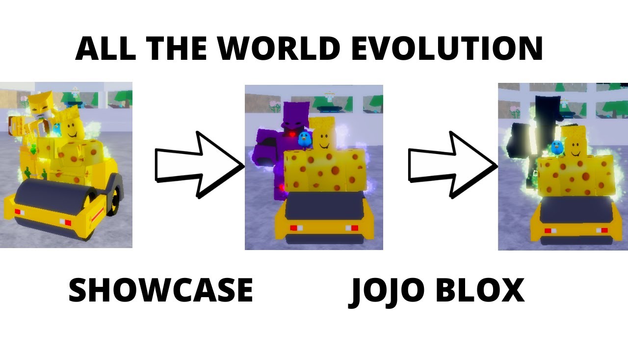 ALL THE WORLD EVOLUTION JOJO BLOX