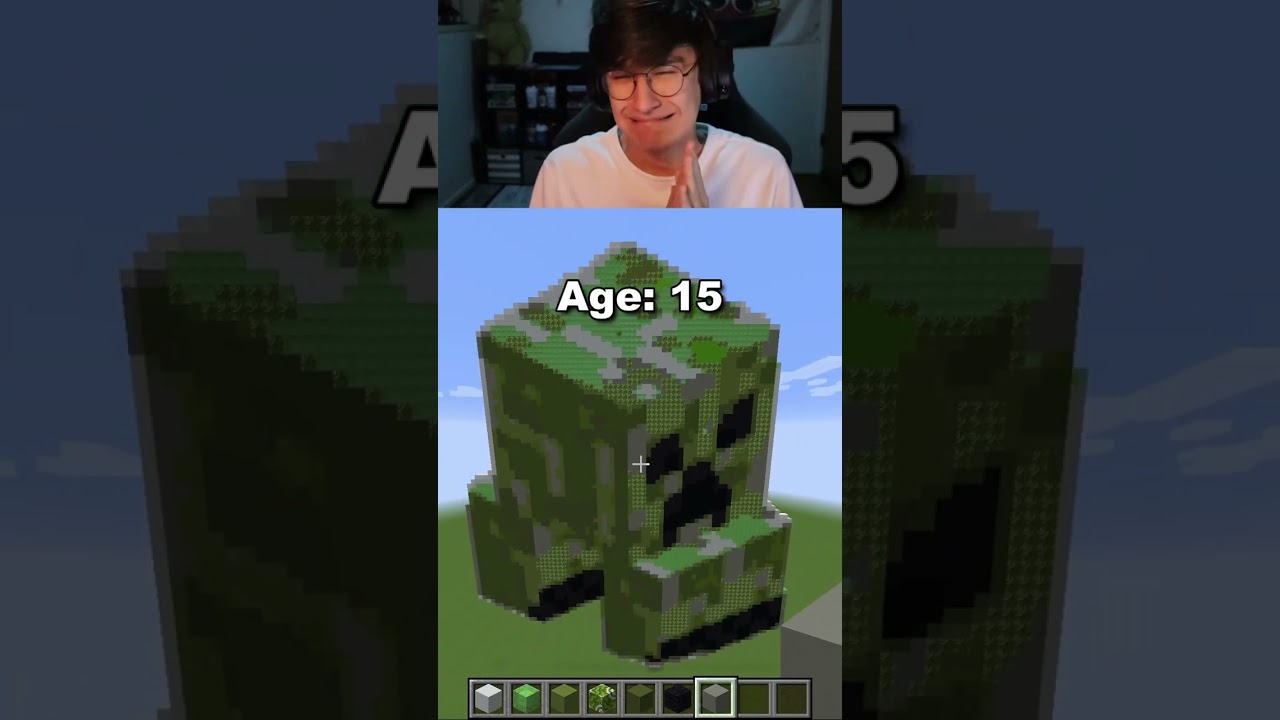 Minecraft Pixel Art&rsquo;s at Different Ages 😳🎨