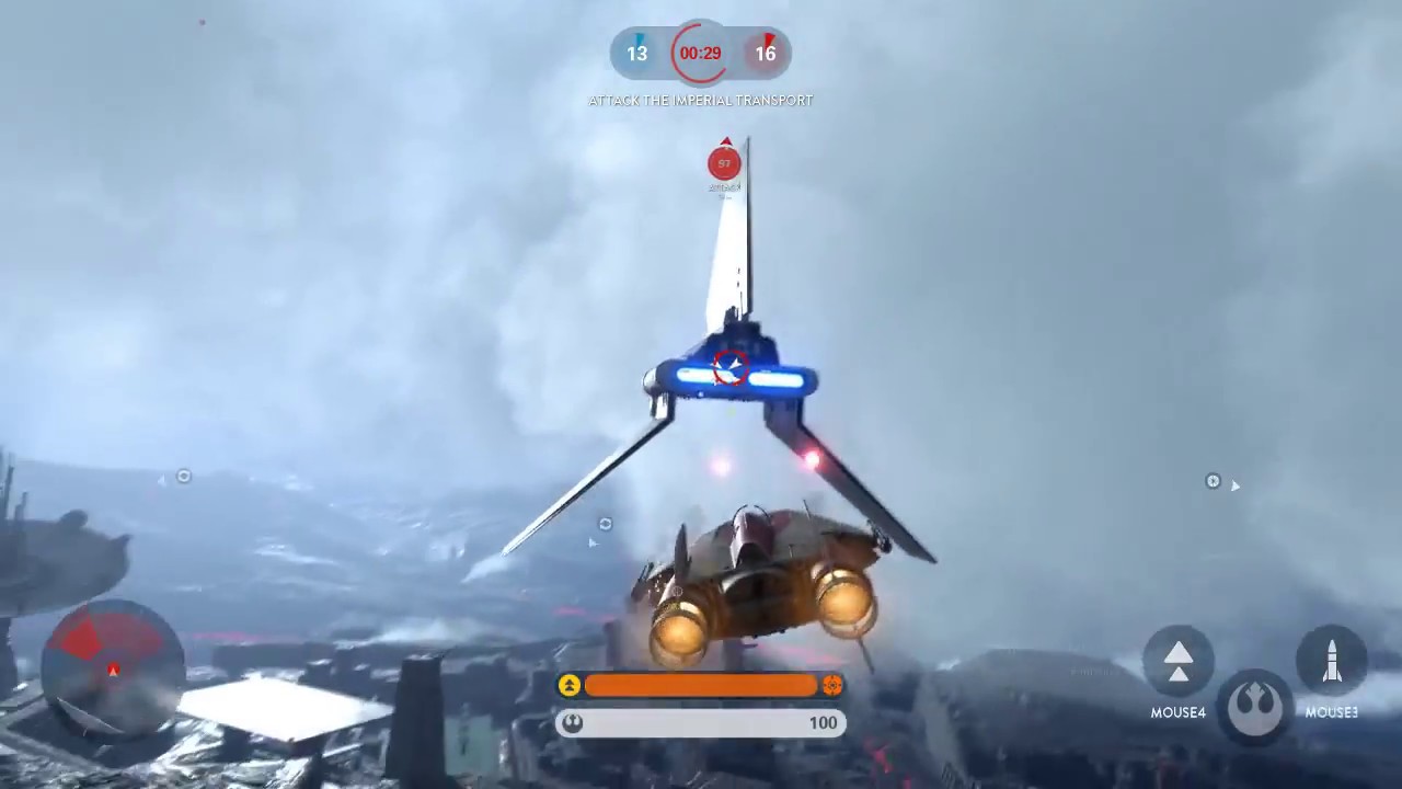 Tie Defender AI Skirmish Mod | STAR WARS BATTLEFRONT (2015)