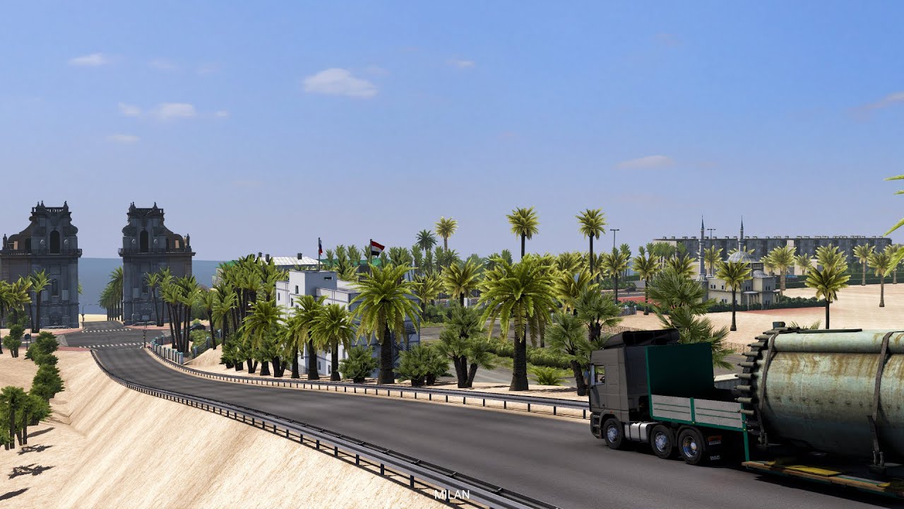 Red Sea Map v1.1 - Euro Truck Simulator 2 Map