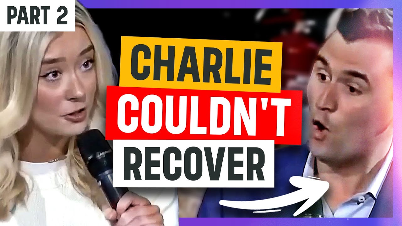 Feminist SPANKS Charlie Kirk With This 1 Ancient Trick