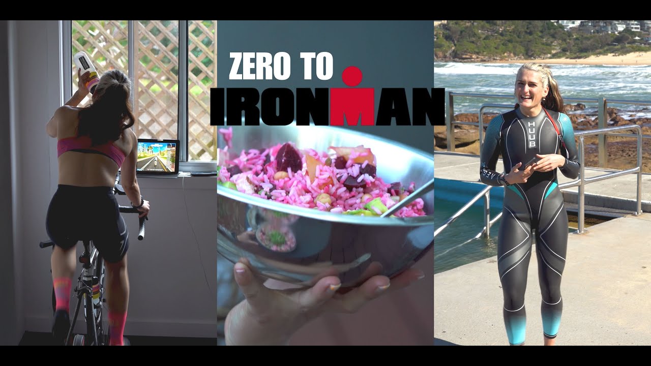 What I EAT IN A DAY training for an IRONMAN!!