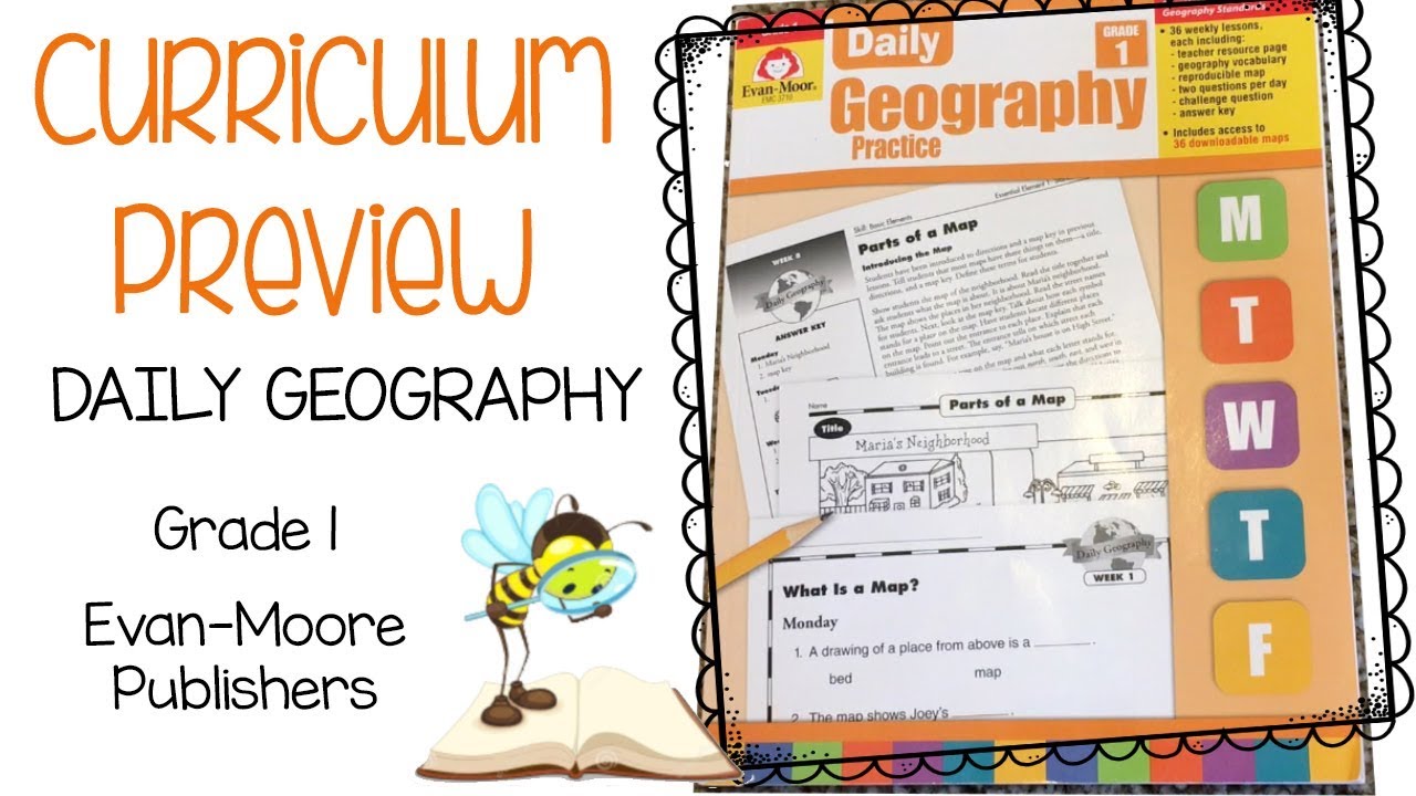 Curriculum Preview || 1st Grade Daily Geography Practice