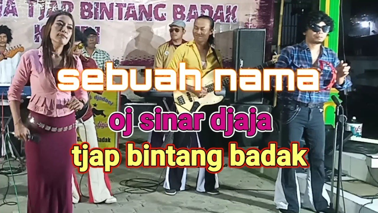 Sebuah nama orkes jadul sinar djaja tjap bintang badak #dangdutjadul #dangdutlawas #dangdutklasik