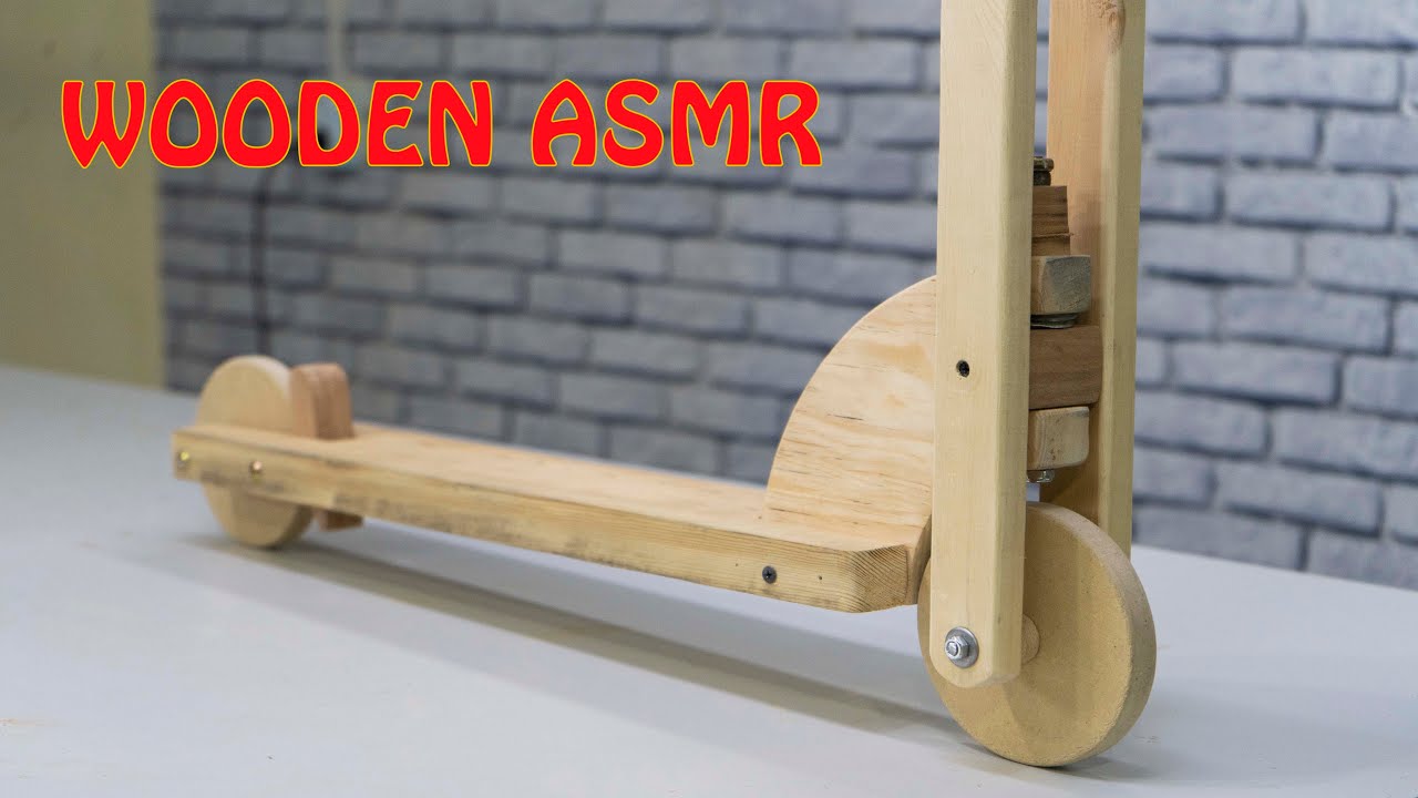 Wooden Scooter ASMR / MrTinkerer