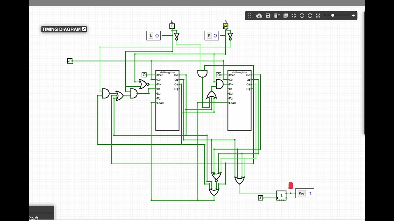 Electronic Morse Code Iambic Keyer | Digital Circuit Simulation
