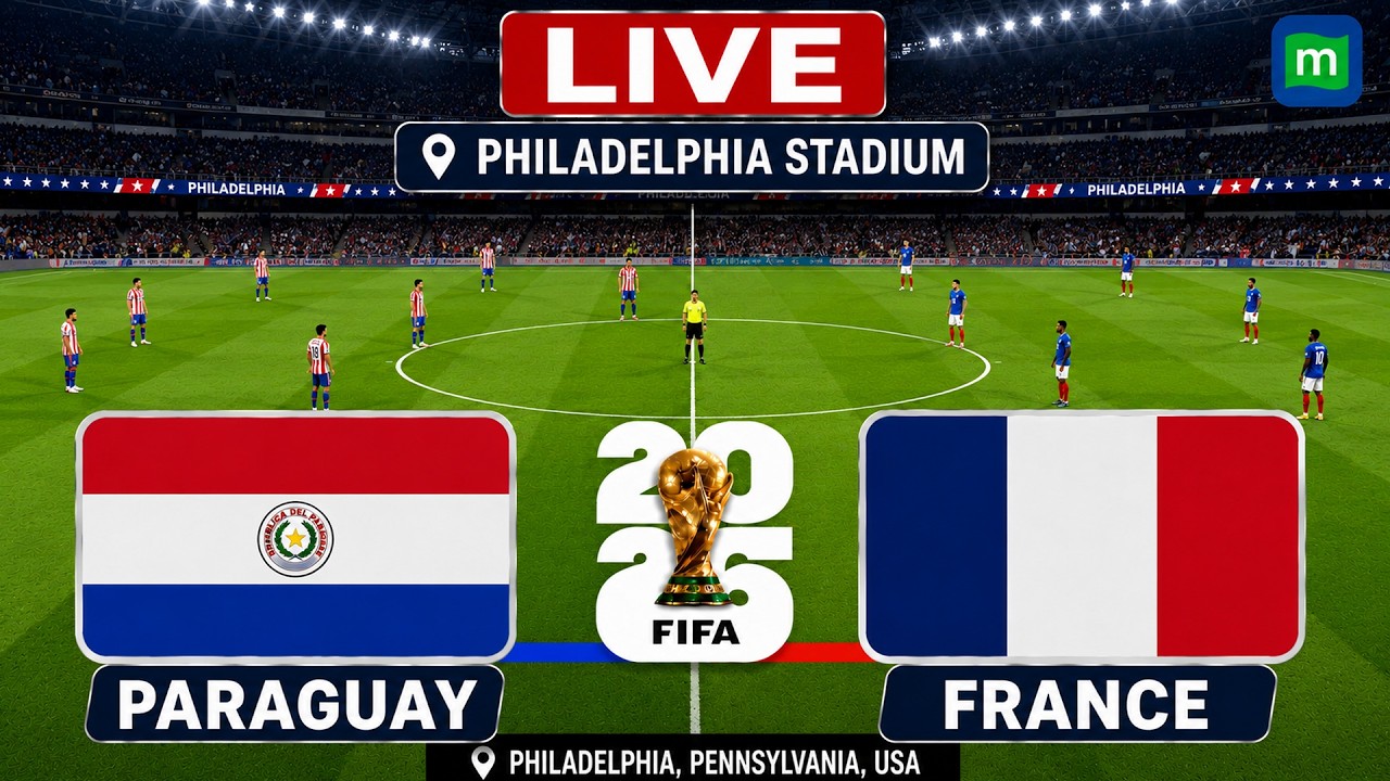 🔴Paraguay vs France LIVE Today | FIFA World Cup 2026 | Round of 16 | PAR vs FRA | Live Football