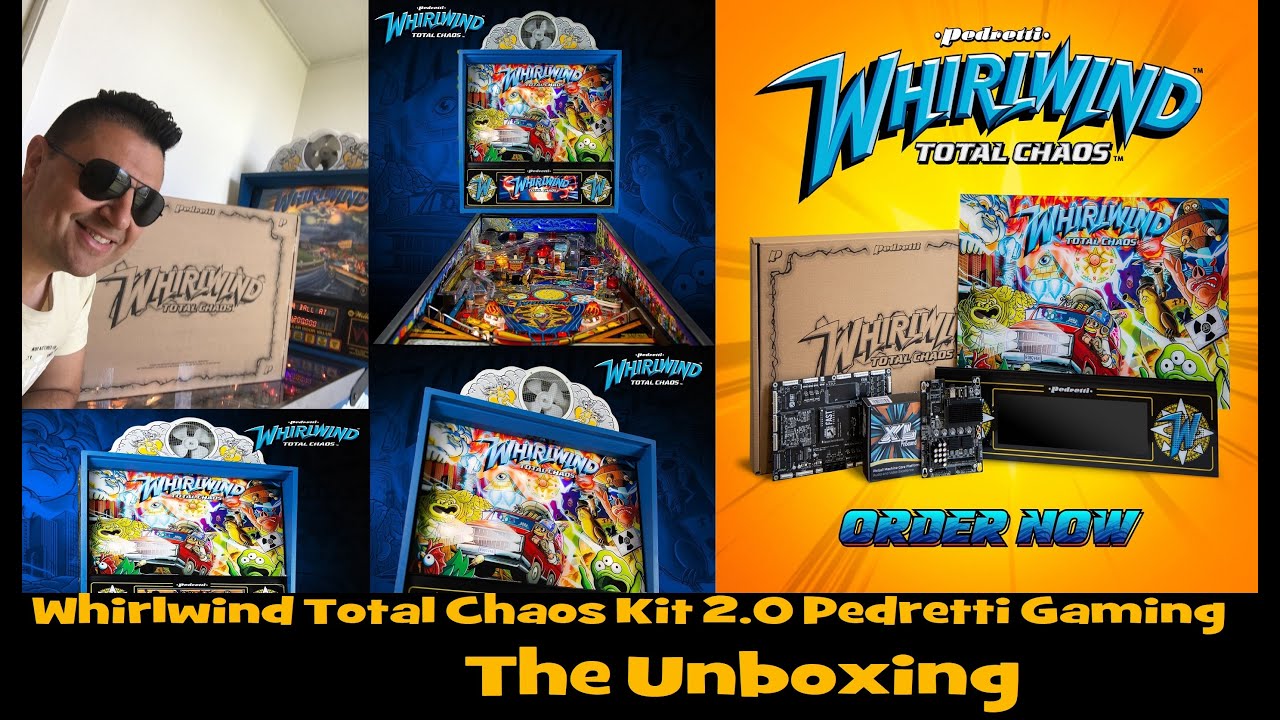 Whirlwind Pinball Total Chaos Kit 2.0 Pedretti Gaming The Unboxing