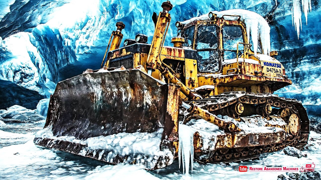 Rescuing & Restoring a Massive Abandoned Bulldozer Trapped in a Glacier