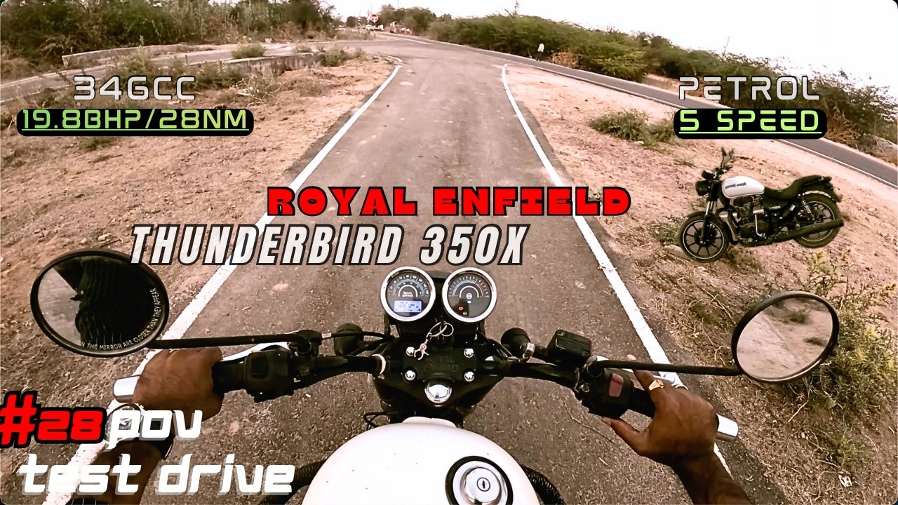 ASMR | THUNDERBIRD X 350 19.8BHP/ 28NM PETROL 5 SPEED !