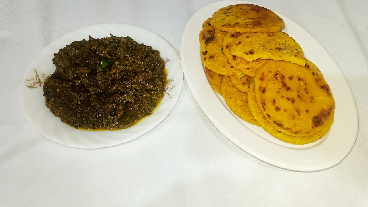 Sarson ka saag or makki ki roti recipe by uroojfatima|sarsonkasaag|makkikiroti|winterrecipe|top10