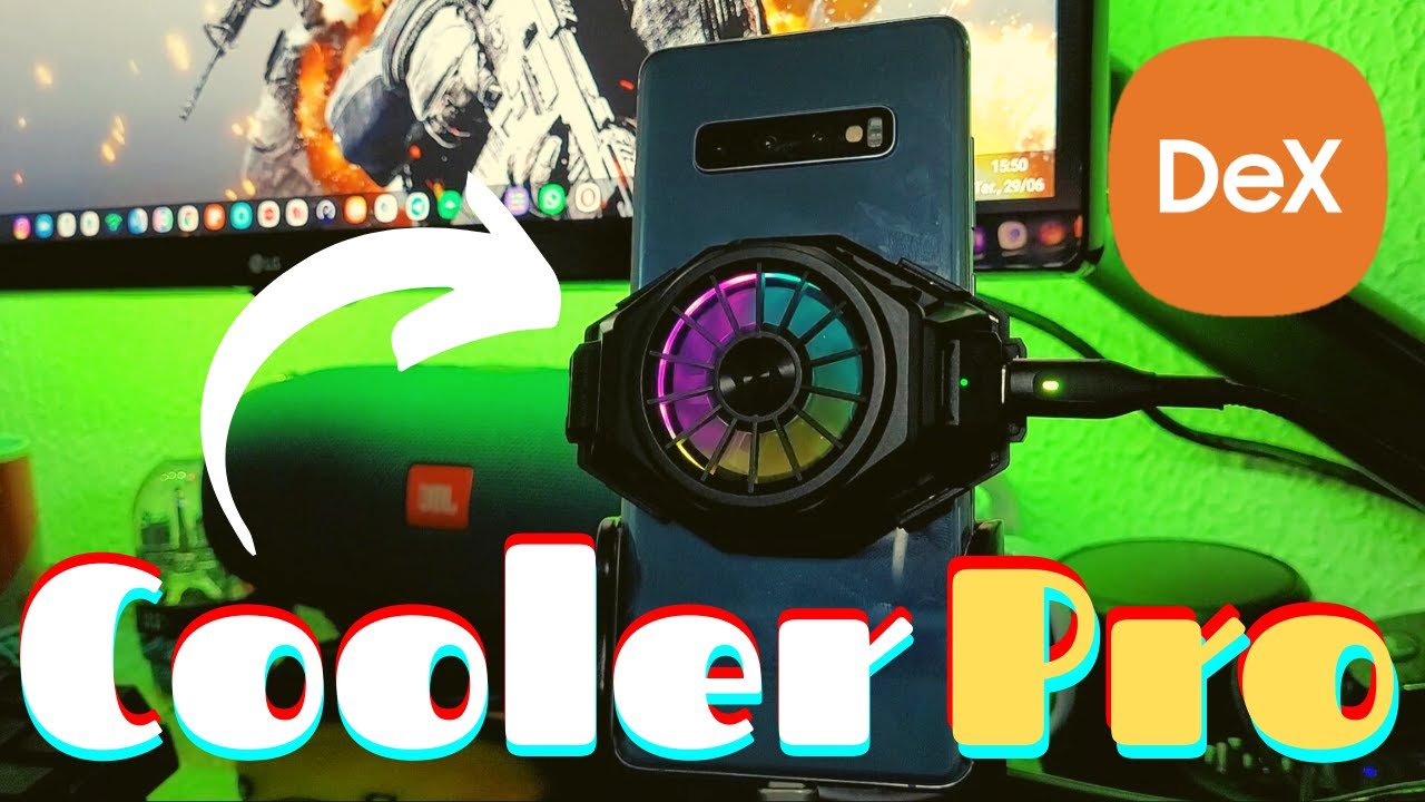 O melhor Cooler para Samsung DeX - Black Shark FunCooler Pro