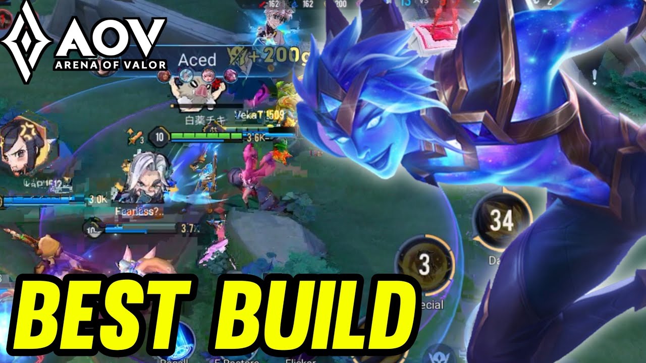 LAVILLE AOV GAMEPLAY | BEST BUILD - ARENA OF VALOR
