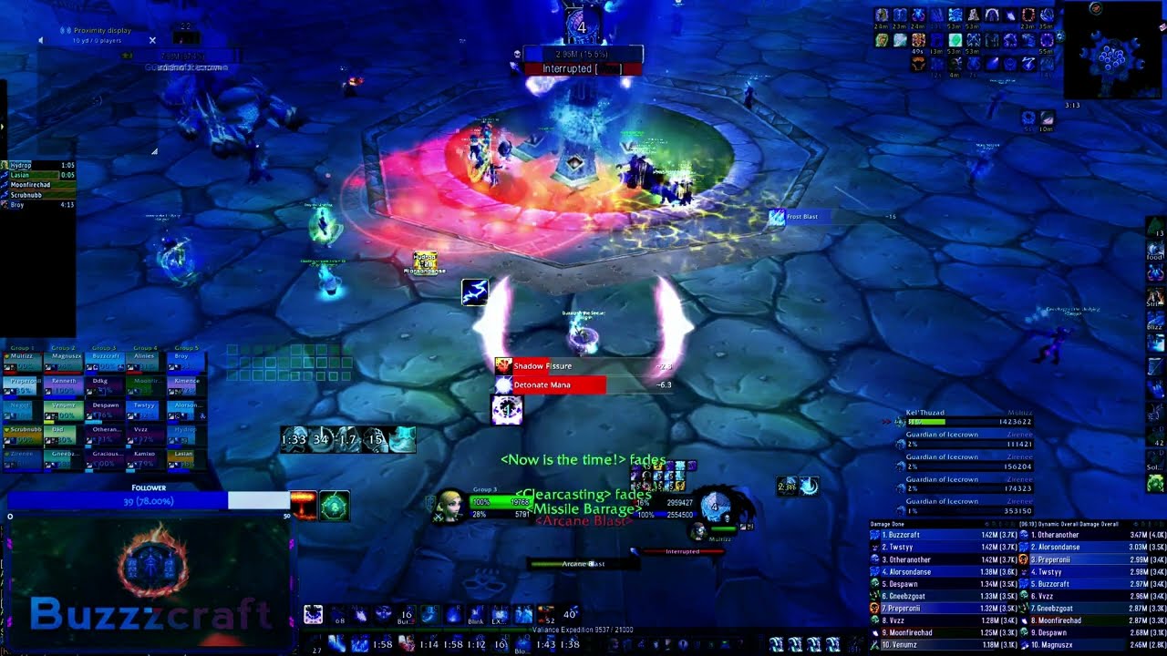 ARCANE MAGE vs Kel'Thuzad | 99 Parse | Naxxramas 25man | Wrath Classic | Reign-Benediction