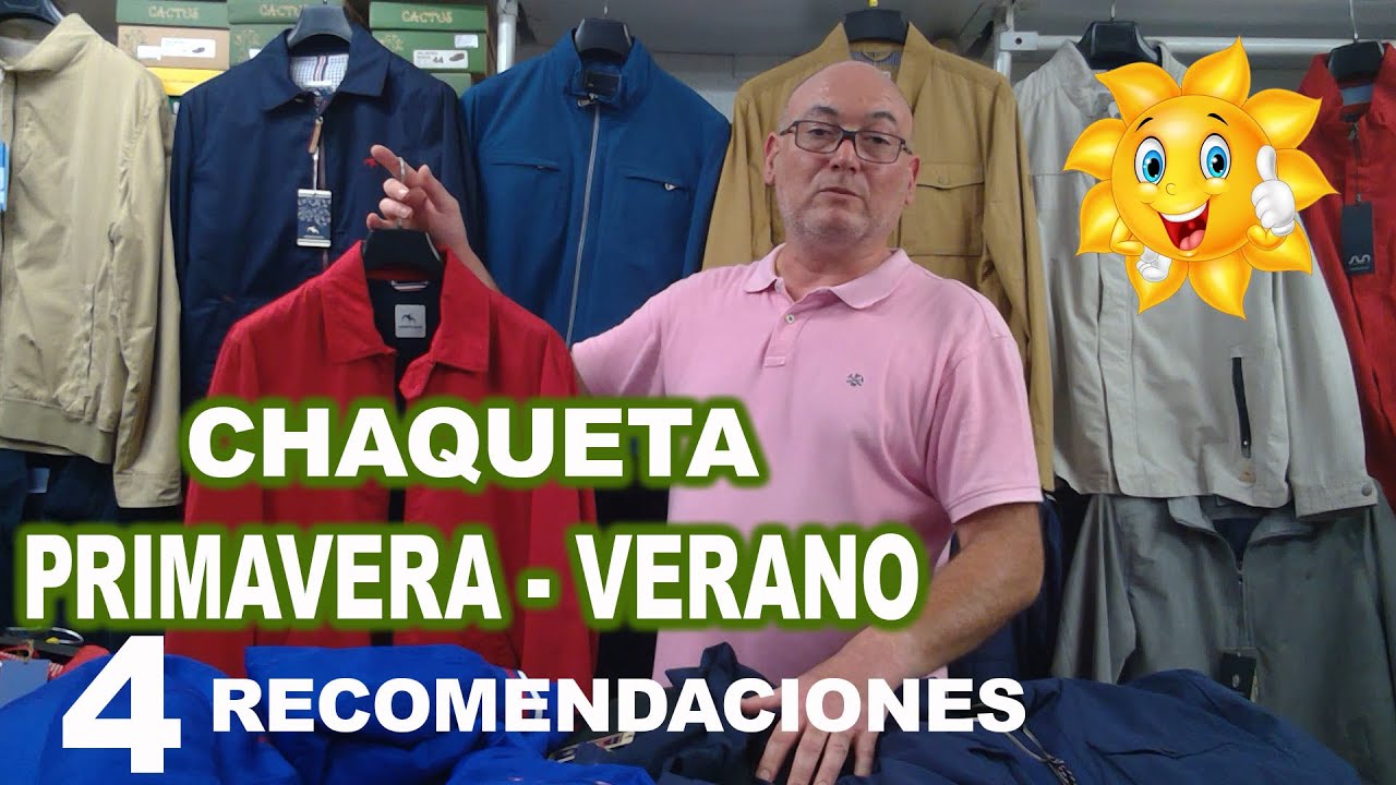 CHAQUETA PRIMAVERA-VERANO, 4 recomendaciones