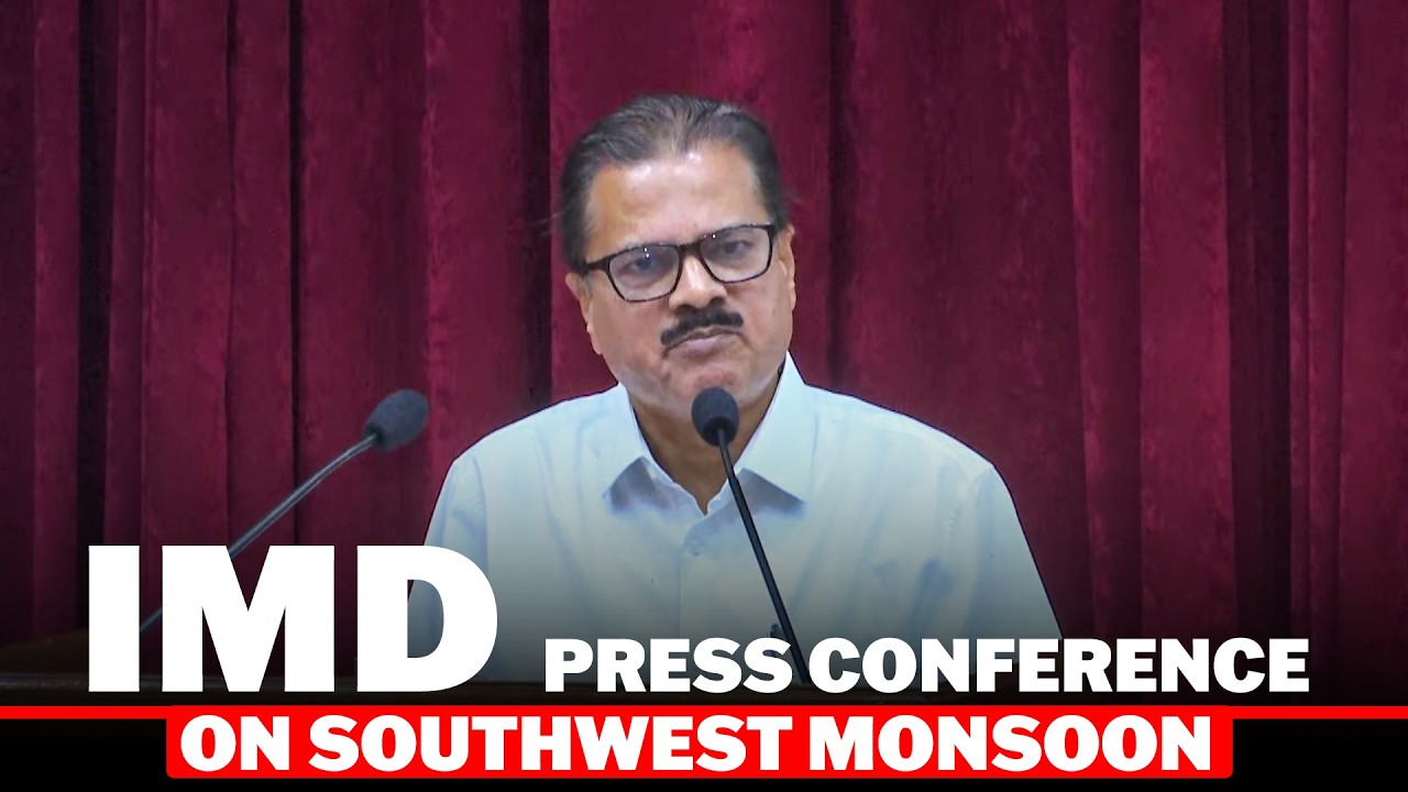 LIVE: IMD Director General M Mohapatra holds press conference on Southwest Monsoon | Weather Update