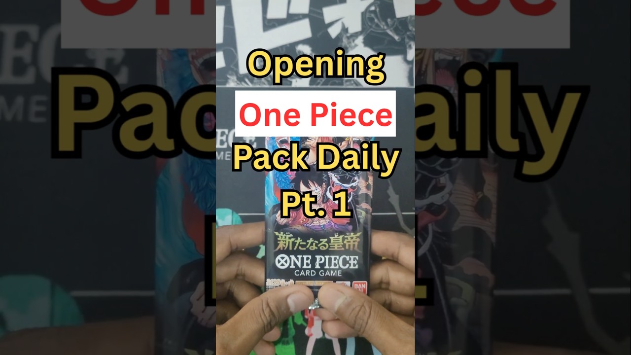 One Piece OP09 Booster pack opening!!! Day 1! #onepiece #luffy #anime #pokemoncards