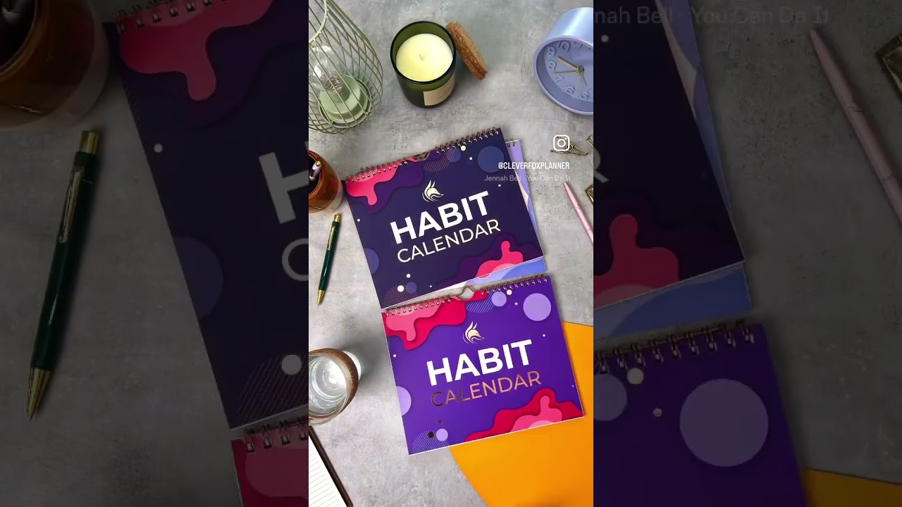 Meet the new Clever Fox Habit Calendar - circle layout!