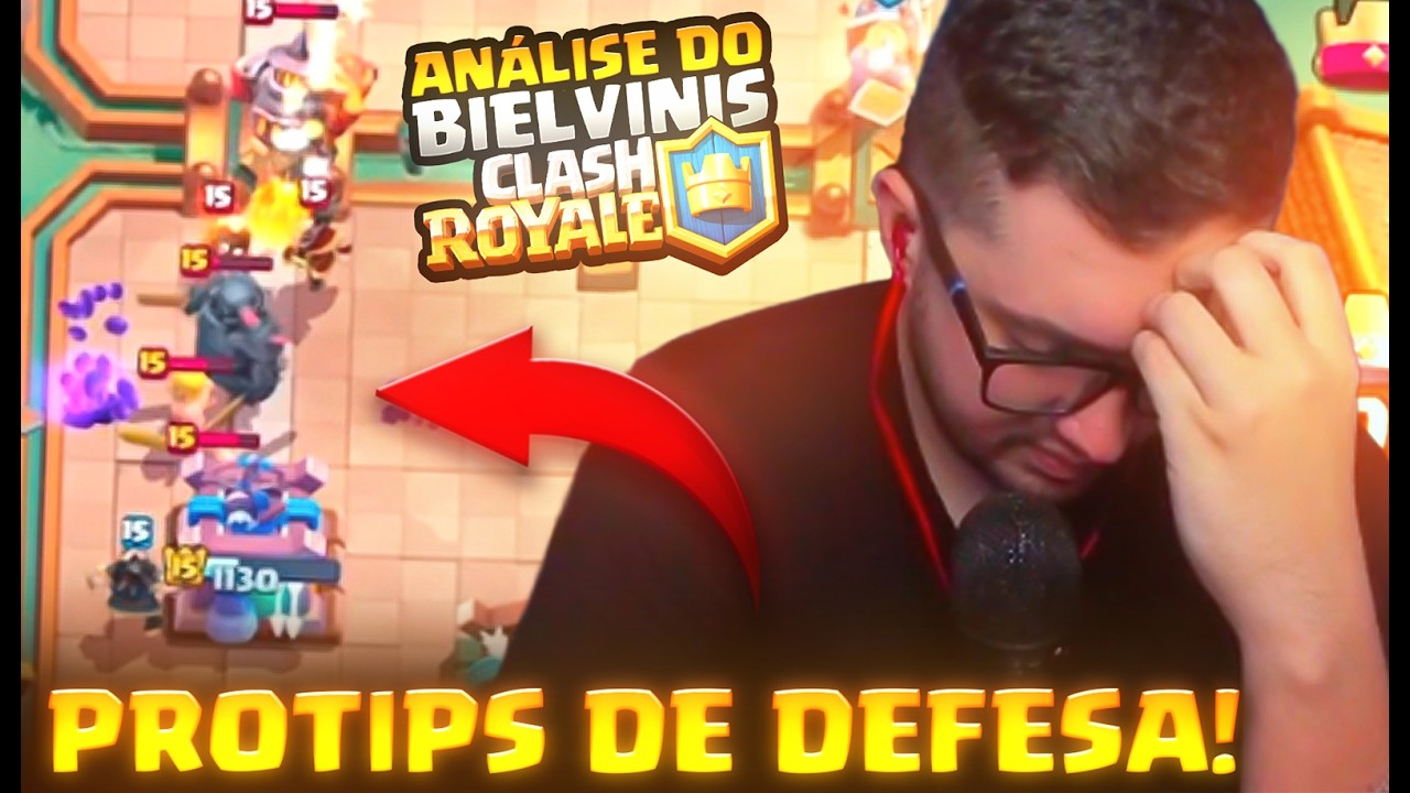 DEPOIS DISSO ESSE JOGADOR NUNCA MAIS VAI ERRAR UMA DEFESA no CLASH ROYALE!