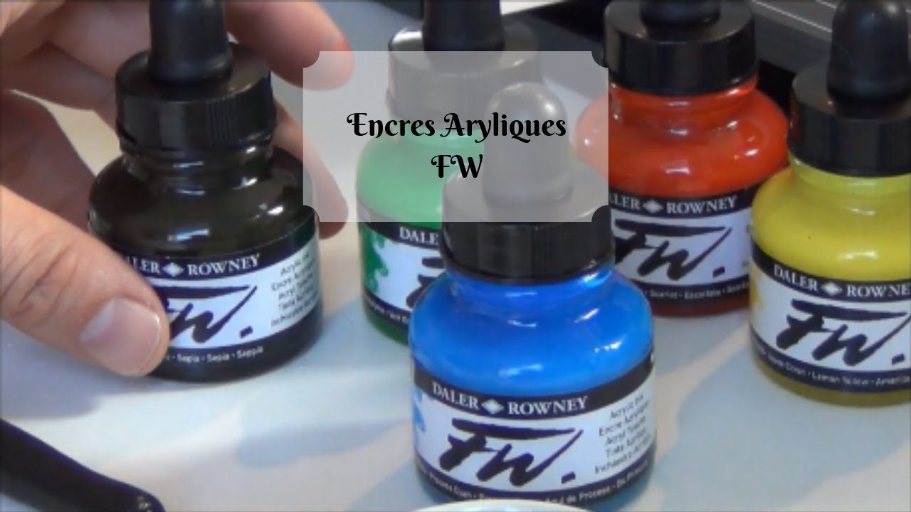 Présentation des Encres Acryliques FW