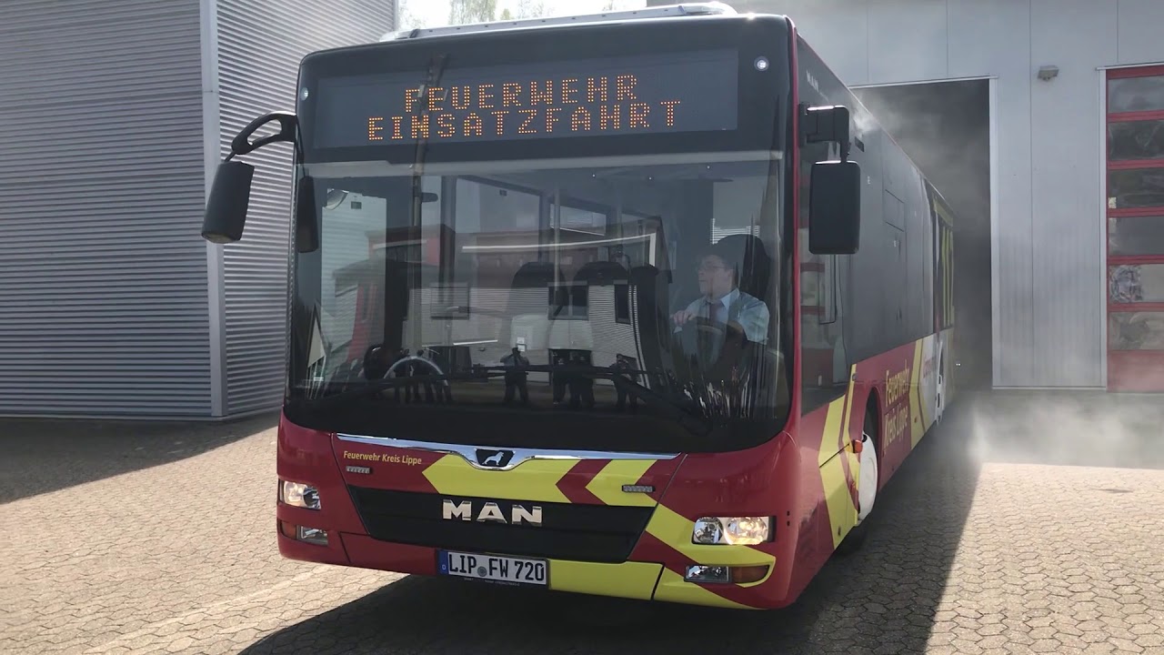 Feuerwehr-Busse im Kreis Lippe
