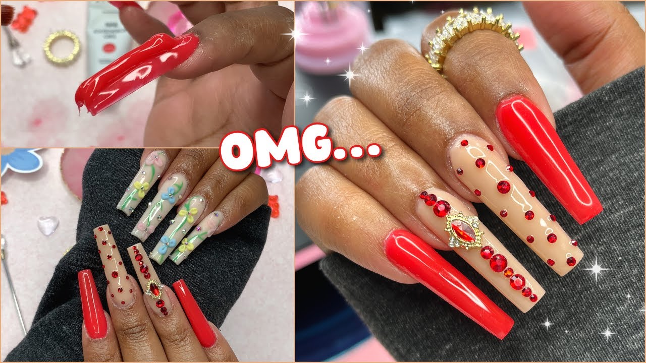 I Finally Did My Dominant Hand 😳 Makartt Polygel Kit  | Nail Tutorial