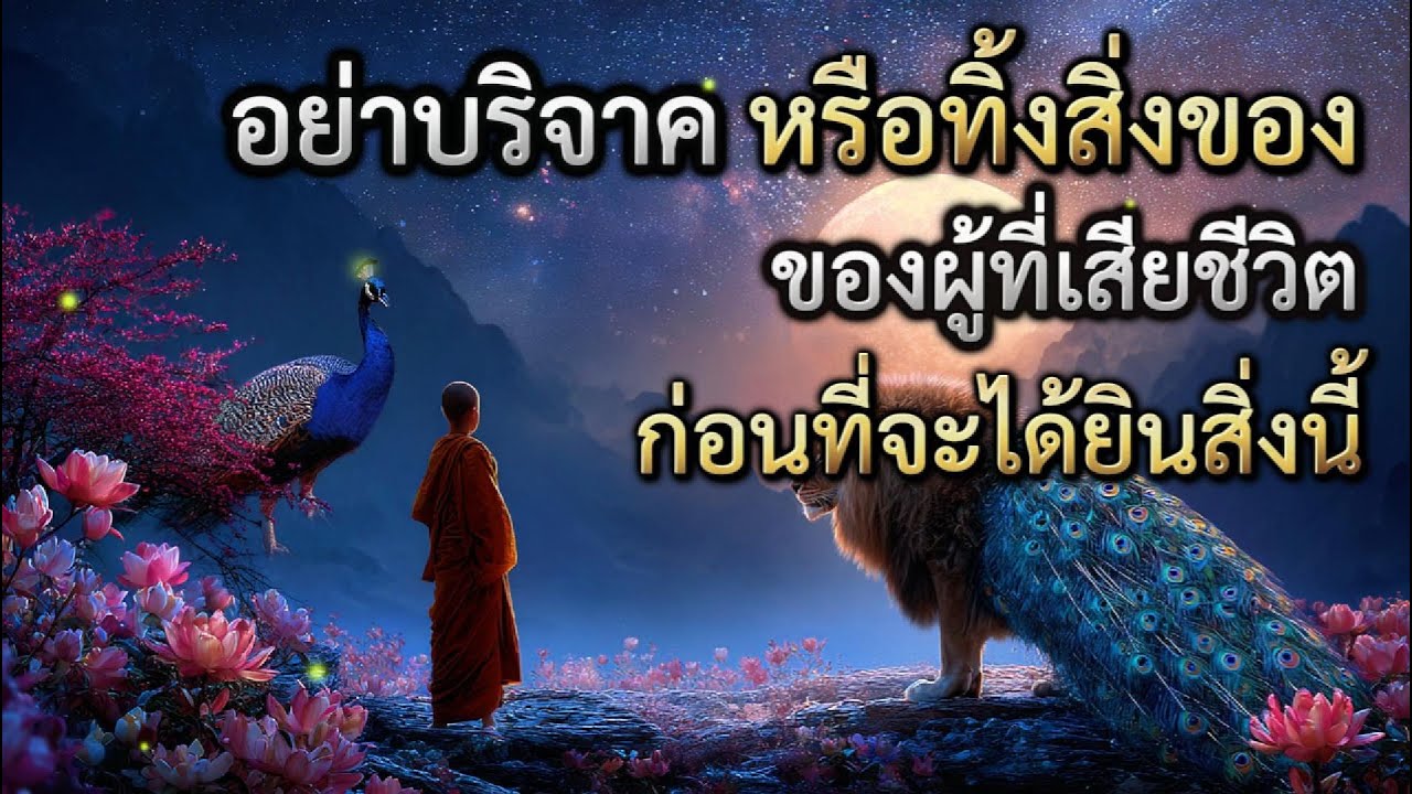 อย่าบริจาคหรือทิ้งสิ่งของของผู้ที่เสียชีวิตก่อนที่จะได้ยินสิ่งนี้