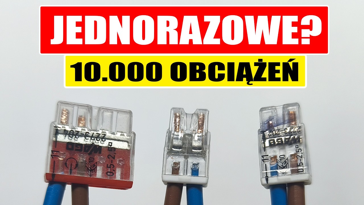 Stare vs nowe Wago - test 10.000 załączeń