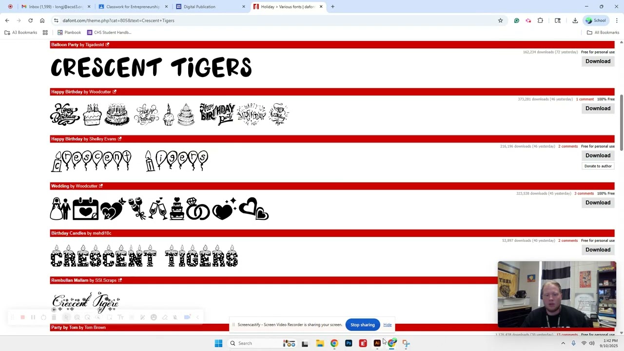 Downloading a Font & Adjusting Kerning, Tracking, & Leading