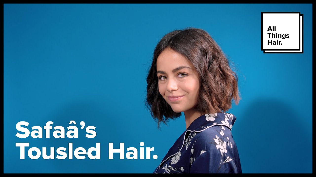 Tousled short hair tutorial | All Things Hair